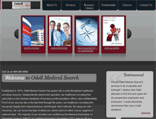 Tablet Screenshot of odellsearch.com